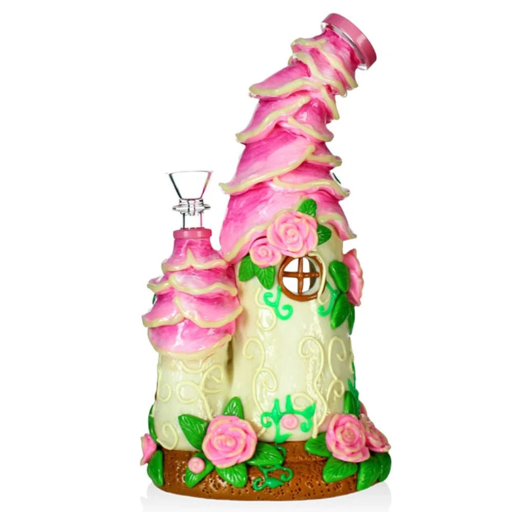 Fat Buddha Glass Bong Magical Cottage Glow Bong
