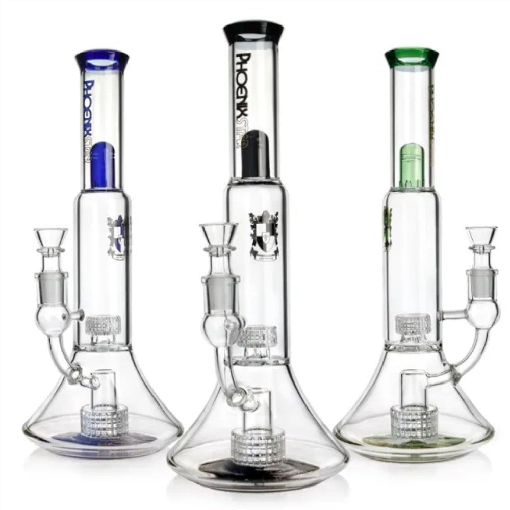 Fat Buddha Glass Bong Matrix Beaker Water Pipe