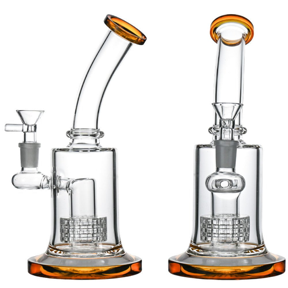 Fat Buddha Glass Bong Matrix Lean Back Bong