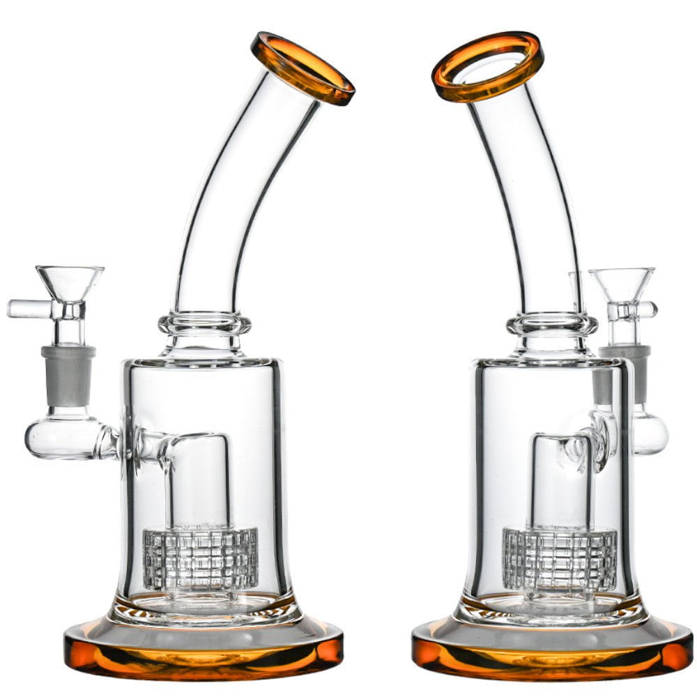 Fat Buddha Glass Bong Matrix Lean Back Bong