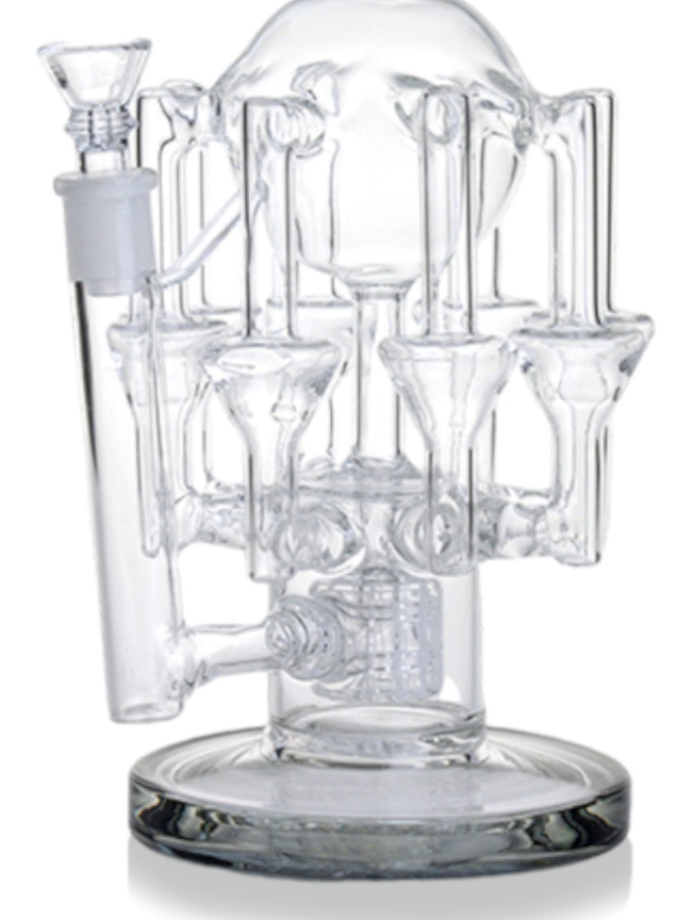 Fat Buddha Glass Bong Matrix Recycler Bong