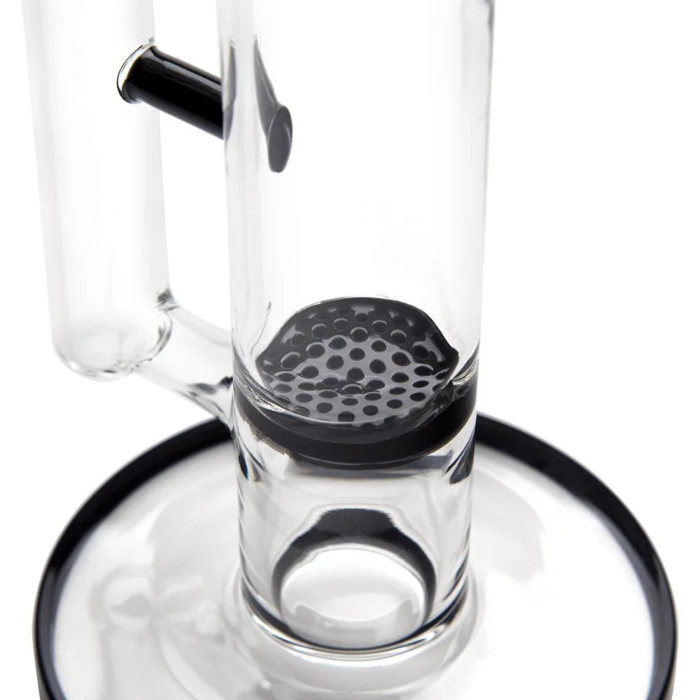 Grav Bong Medium Straight Tube w/Perc (Black)
