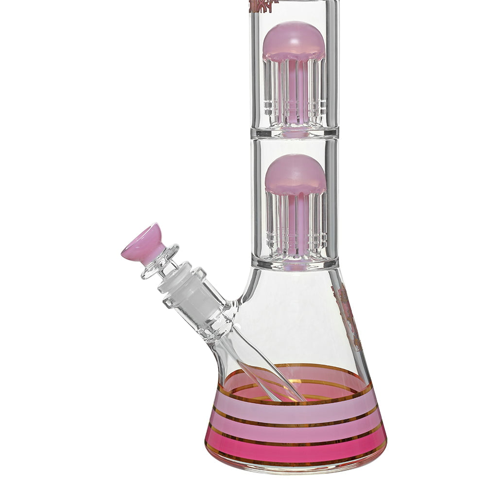 Phoenix Bong Milky 2X Perc Beaker Bong