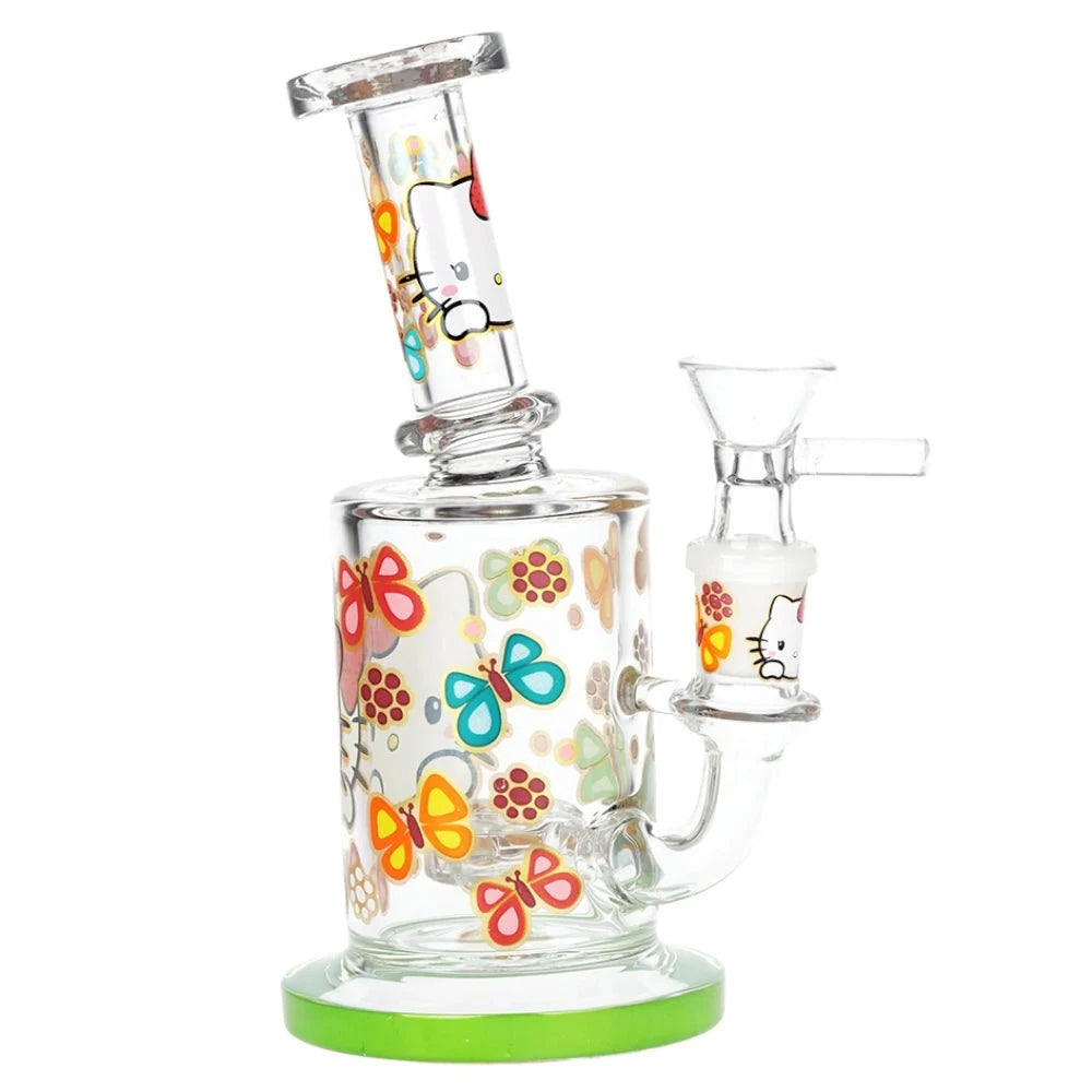 Fat Buddha Glass Bong Mini Hello Kitty Bong