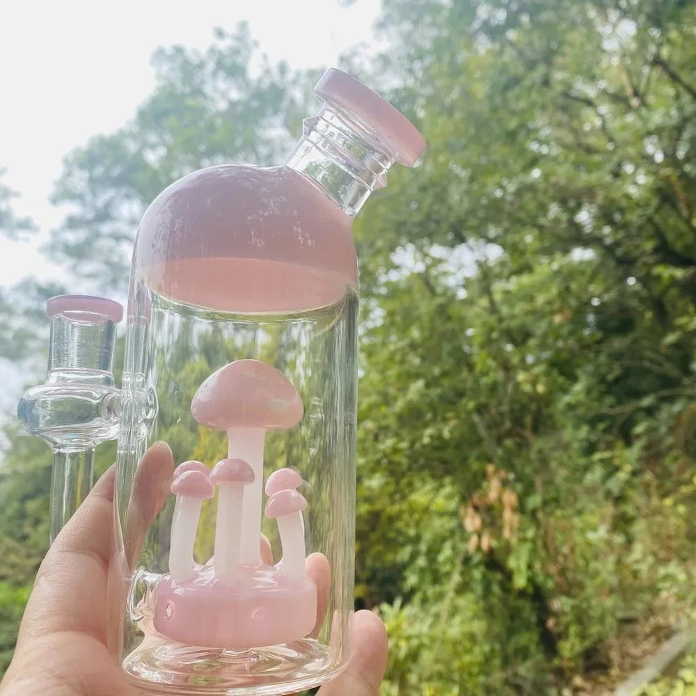Fat Buddha Glass Bong Mini Mushroom Bong