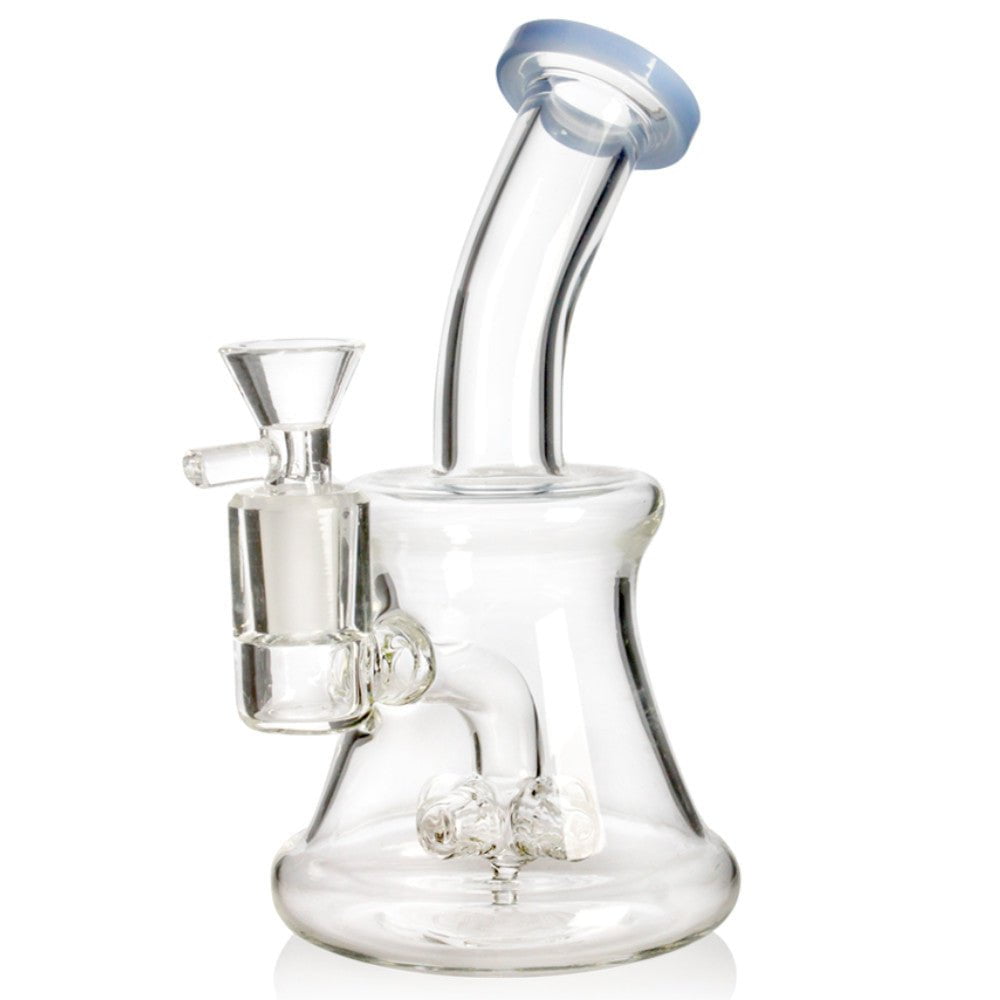 Fat Buddha Glass Bong Mini Showerhead Bong