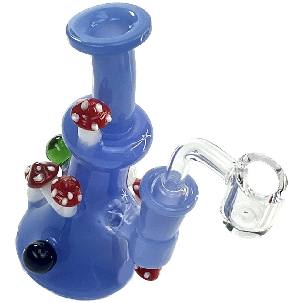 Fat Buddha Glass Bong Mushroom Dab Rig