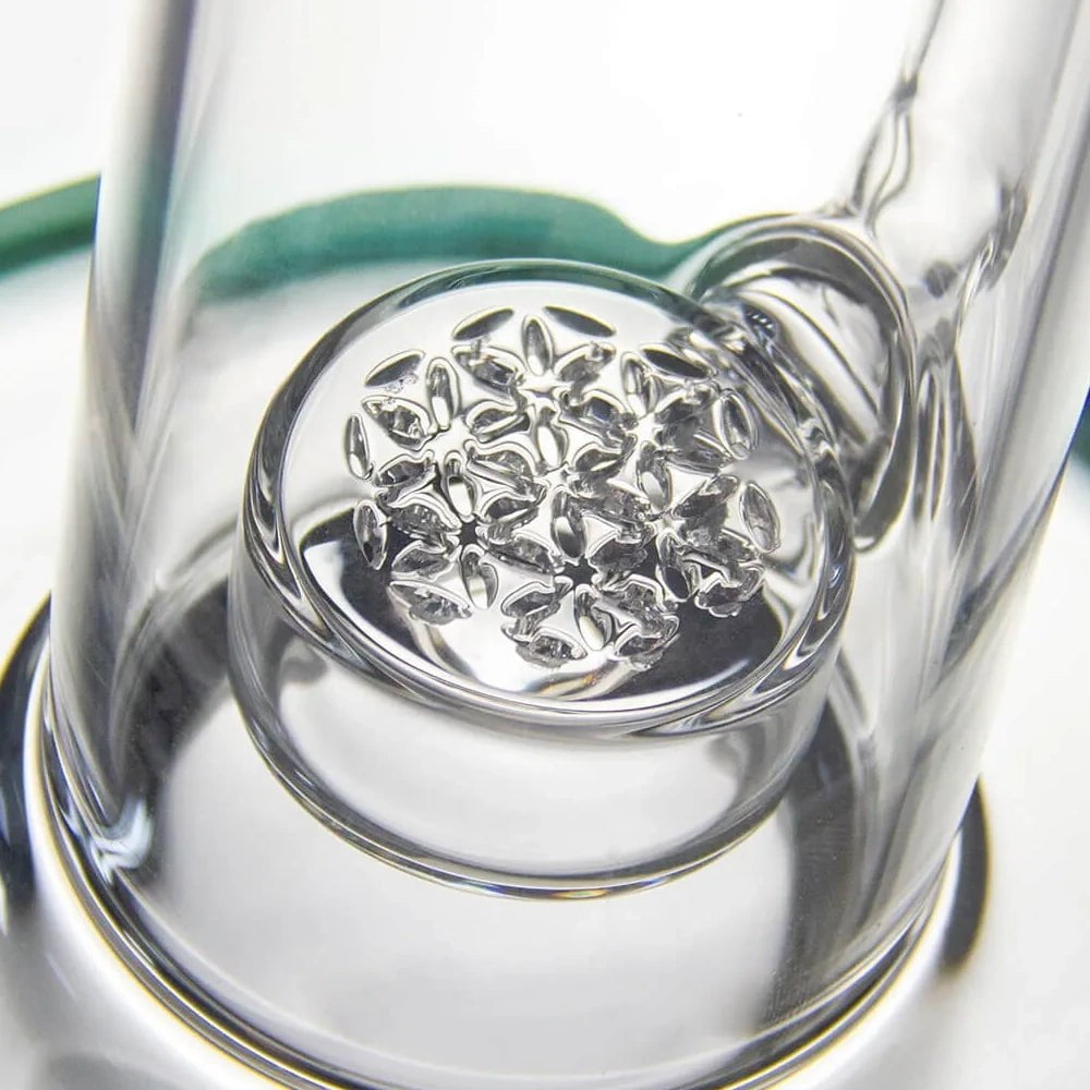 Fat Buddha Glass Bong Natty Flower Bong