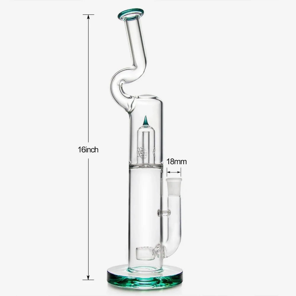 Fat Buddha Glass Bong Natty Flower Bong