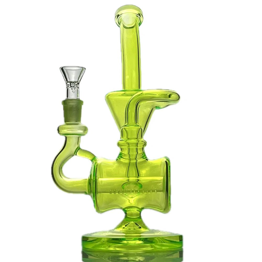 Star Wing Bong Neon Tornado Recycler Bong