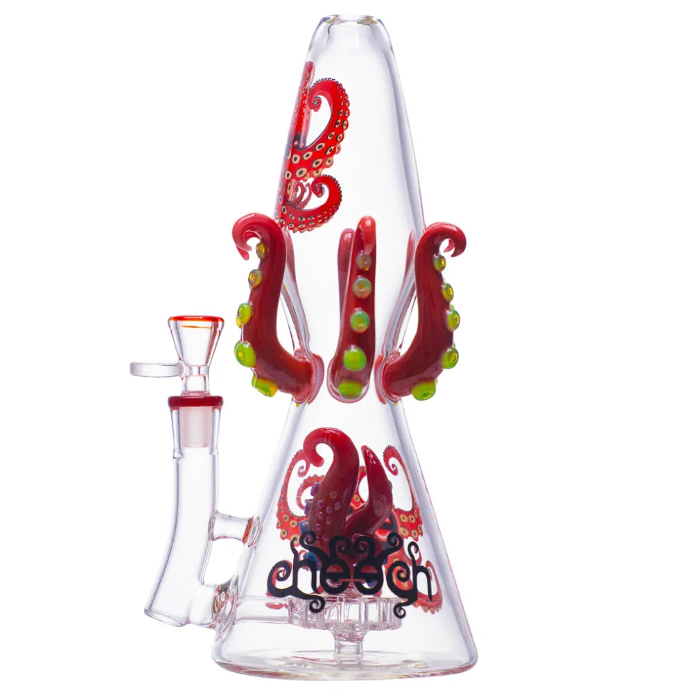 Cheech Glass Bong Octopus Perc Bong