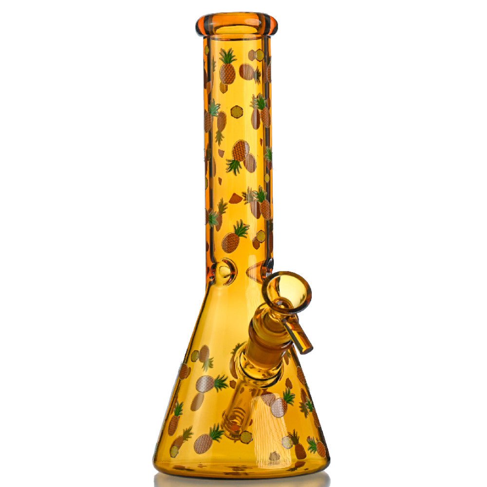 Fat Buddha Glass Bong Pineapple Beaker Bong