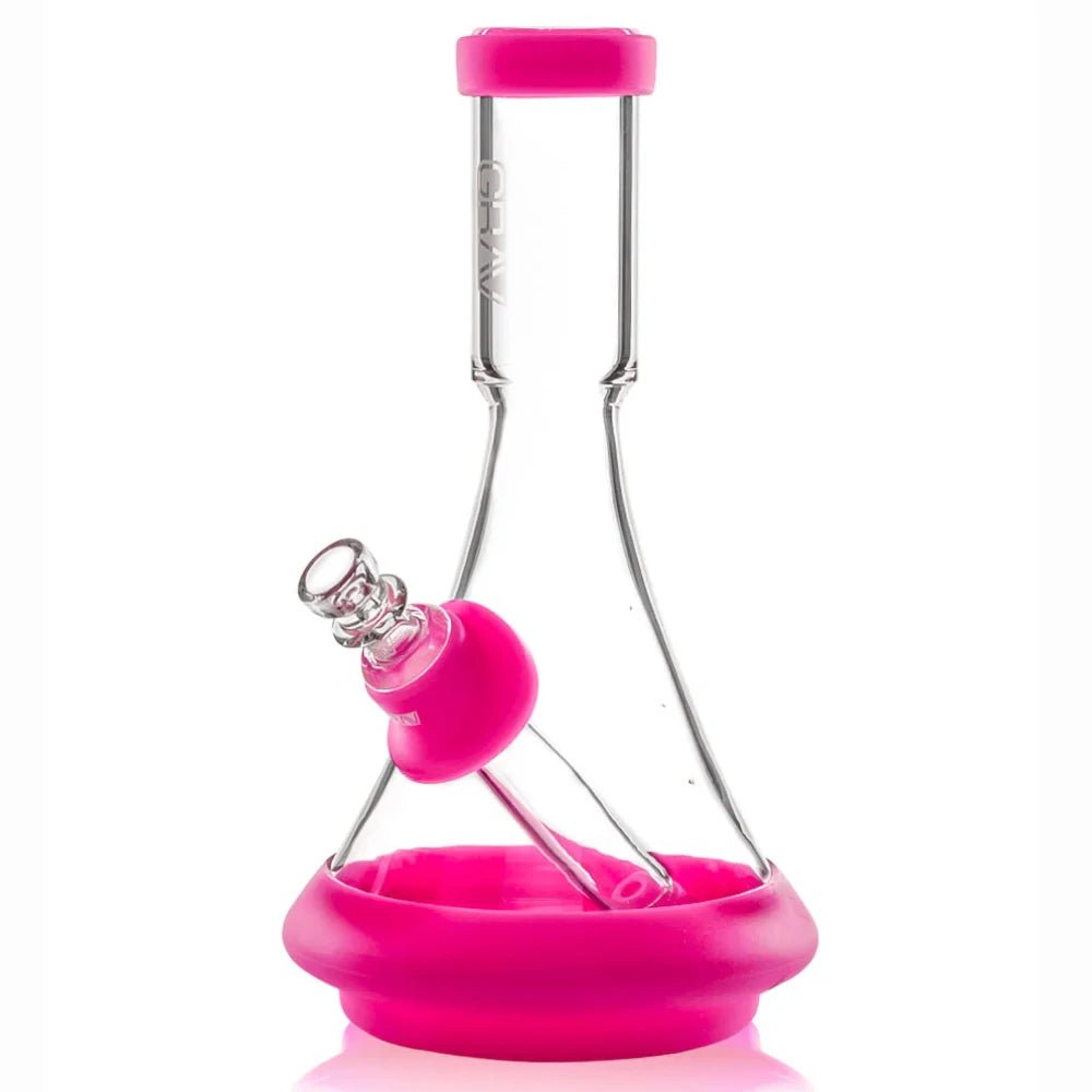 Grav Bong Pink Deco Beaker Bong