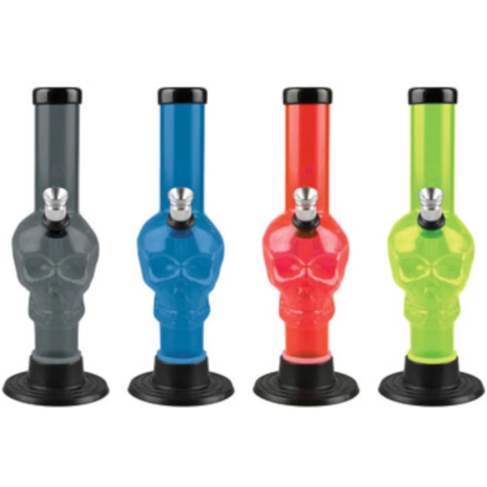 Fat Buddha Glass Bong Plastic Skull Bong