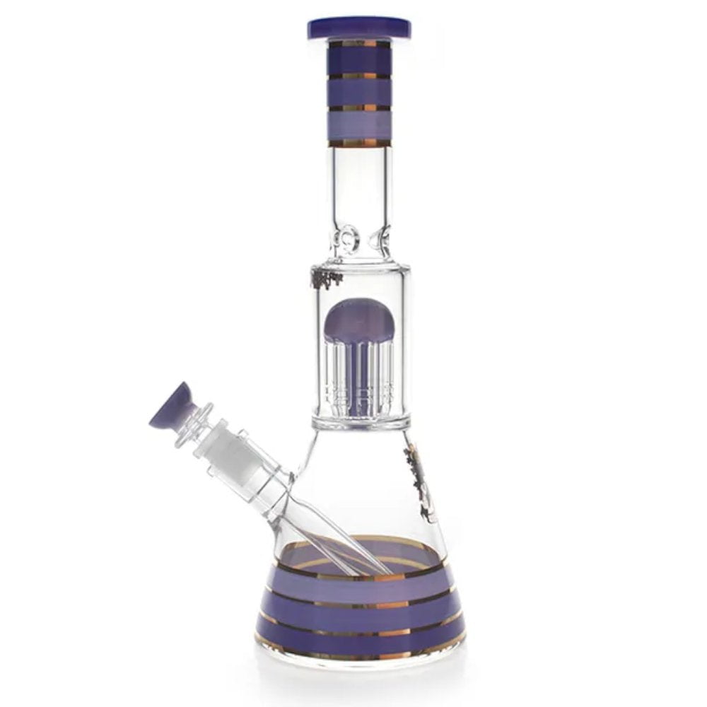 Phoenix Bong Purple Tree Perc Beaker Bong