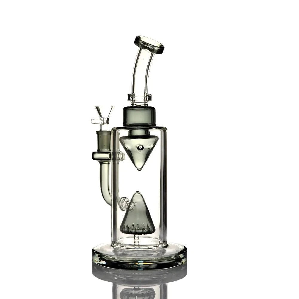 Fat Buddha Glass Bong Pyramid Perc Water Pipe