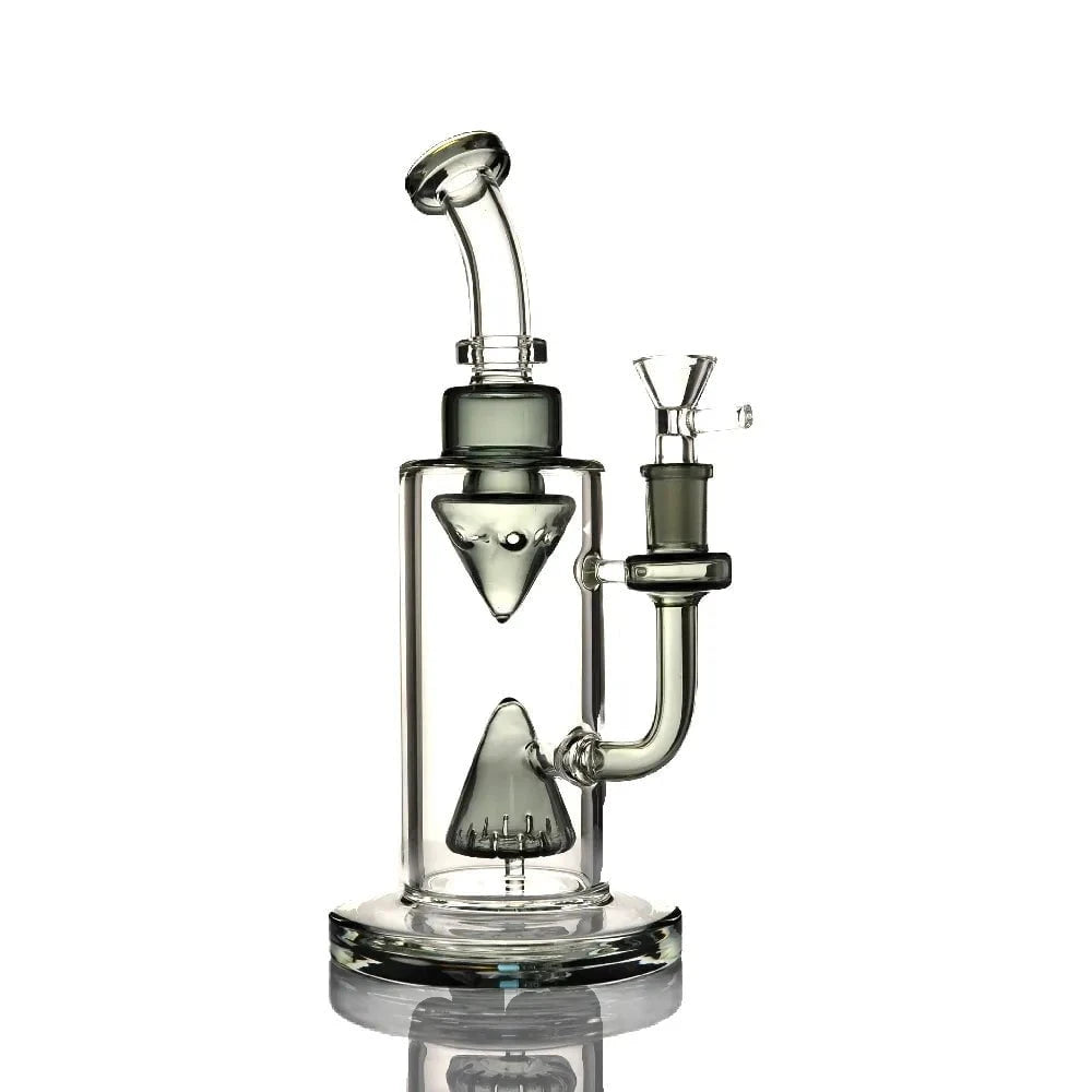 Fat Buddha Glass Bong Pyramid Perc Water Pipe