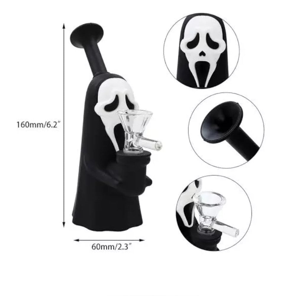 Fat Buddha Glass Bong Scream Ghostface Bong