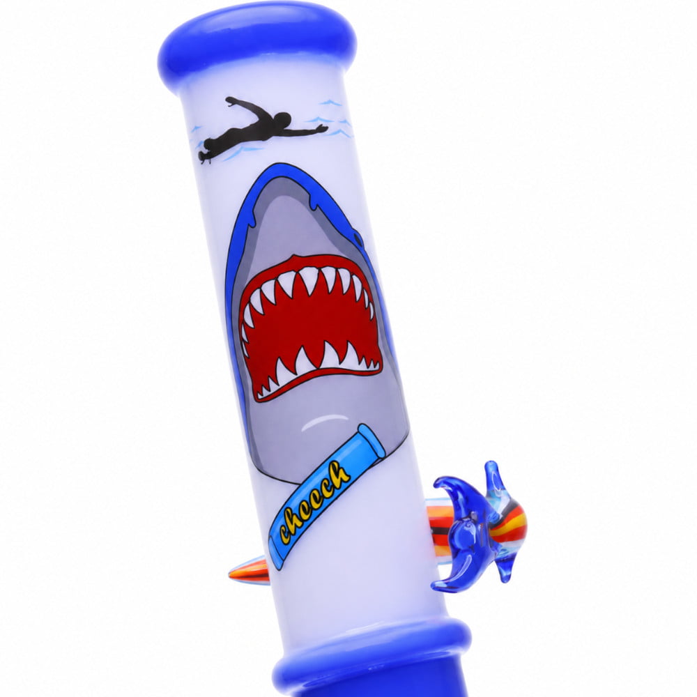 Cheech Glass Bong Sharknado Beaker Bong