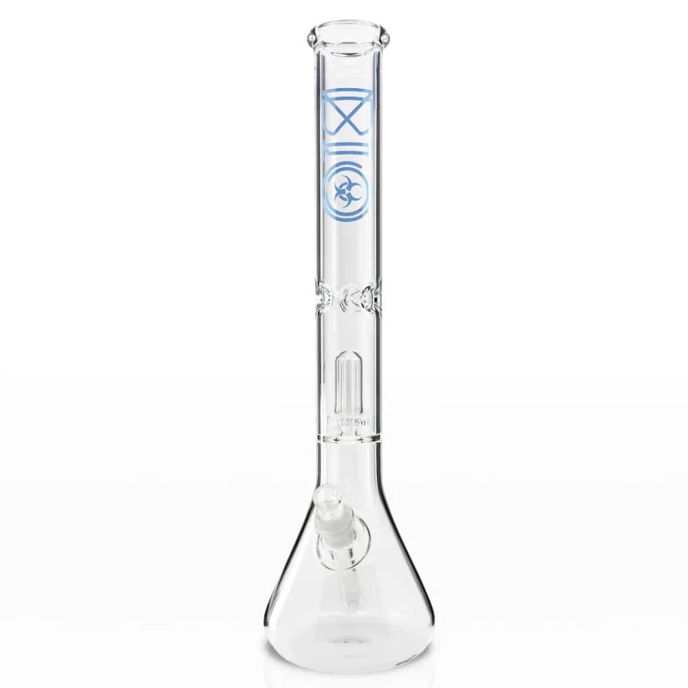 Biohazard Bong Showerhead Beaker Bong