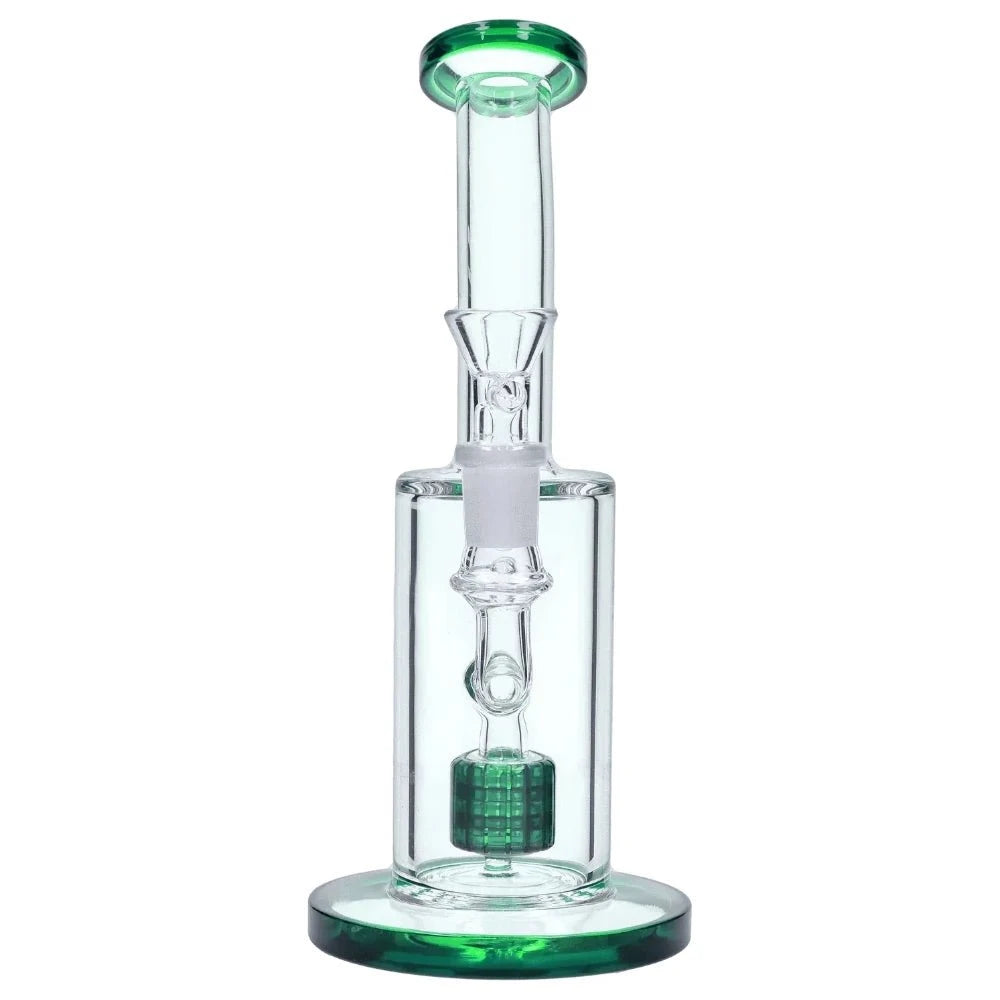 Fat Buddha Glass Bong Showerhead Lean Back Bong
