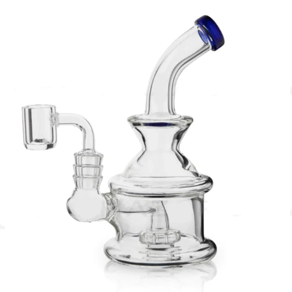 Fat Buddha Glass Bong Showerhead Rig w/Banger