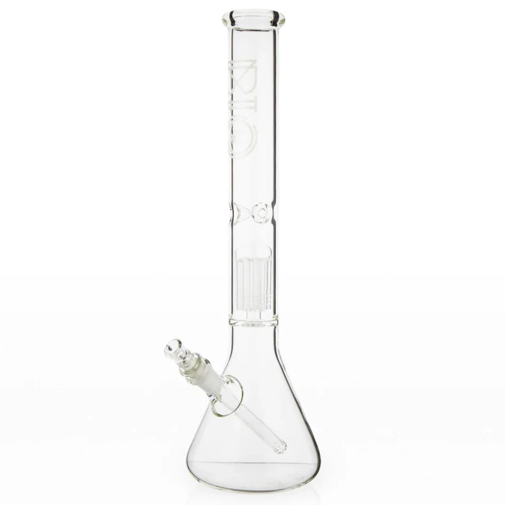 Biohazard Bong Silver Bio Beaker Tree Bong