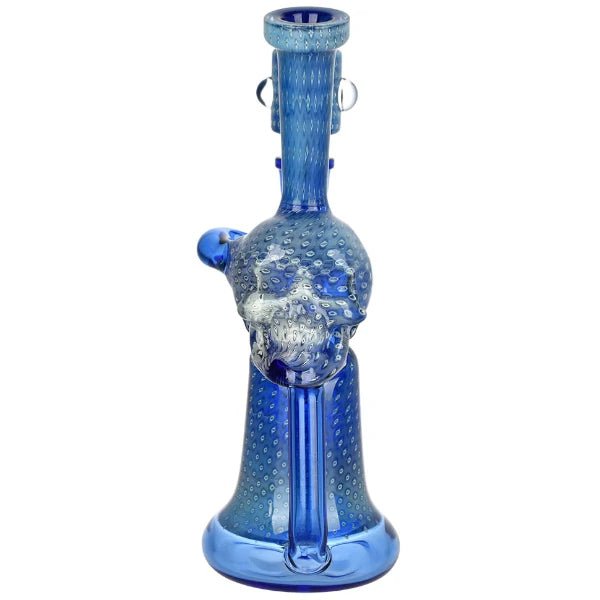 Fat Buddha Glass Bong Skull Recycler Bong