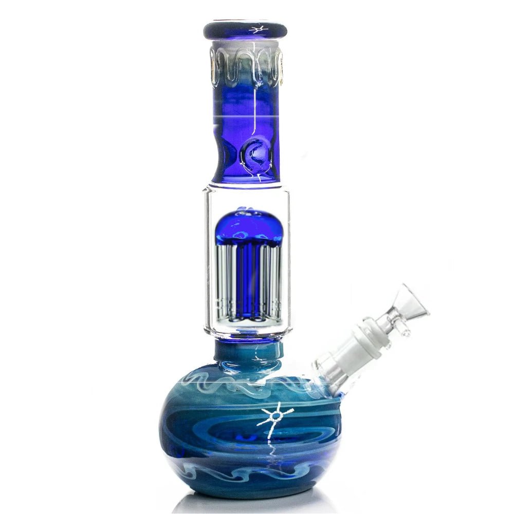 Fat Buddha Glass Bong Spiral Jettie Bong