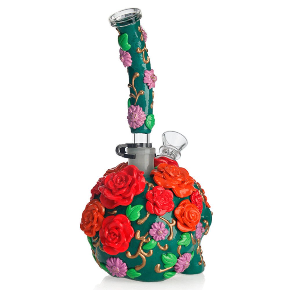 Fat Buddha Glass Bong Sugar Skull Bong