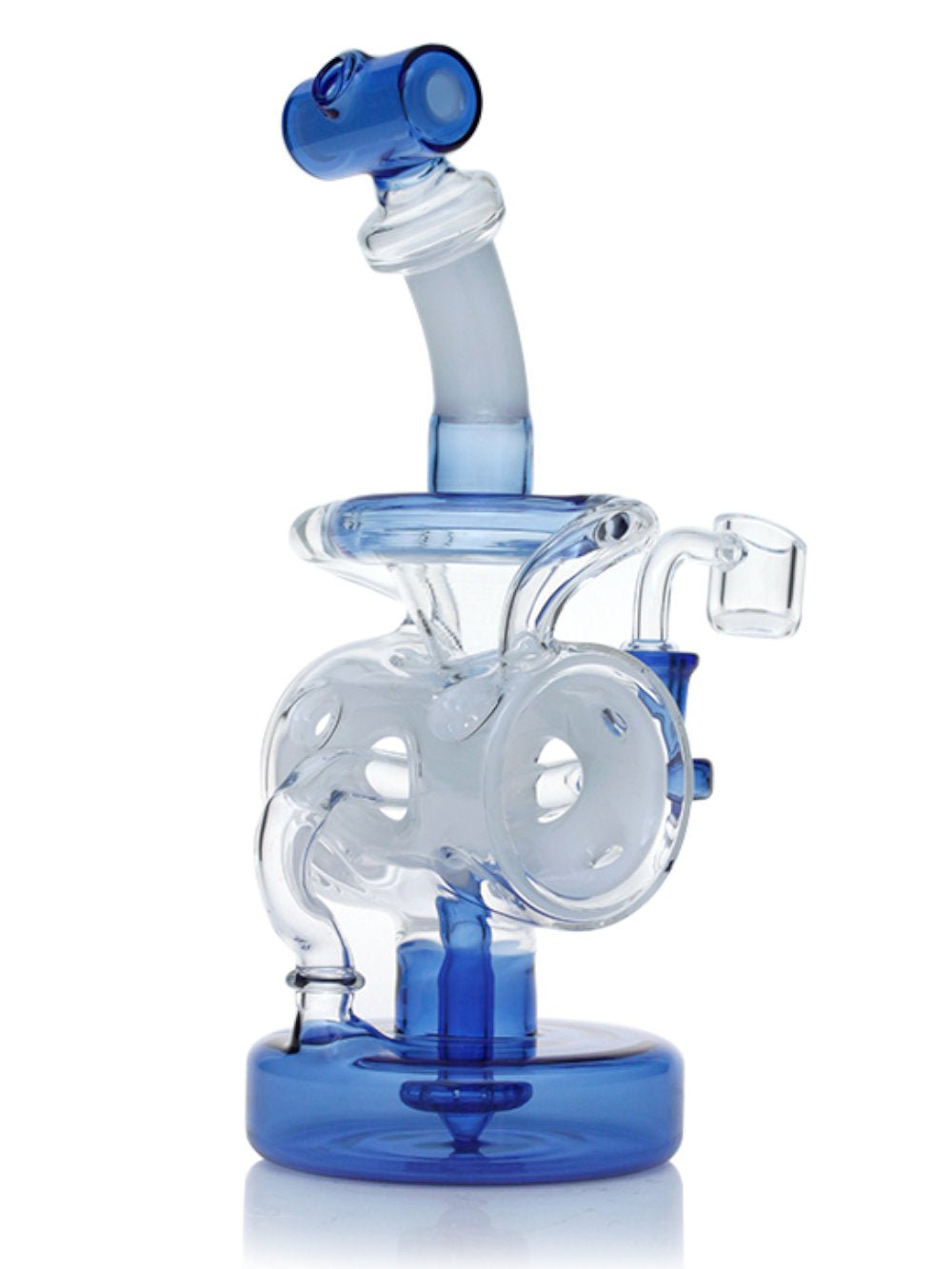 Fat Buddha Glass Bong Swiss Recycler Dab Rig