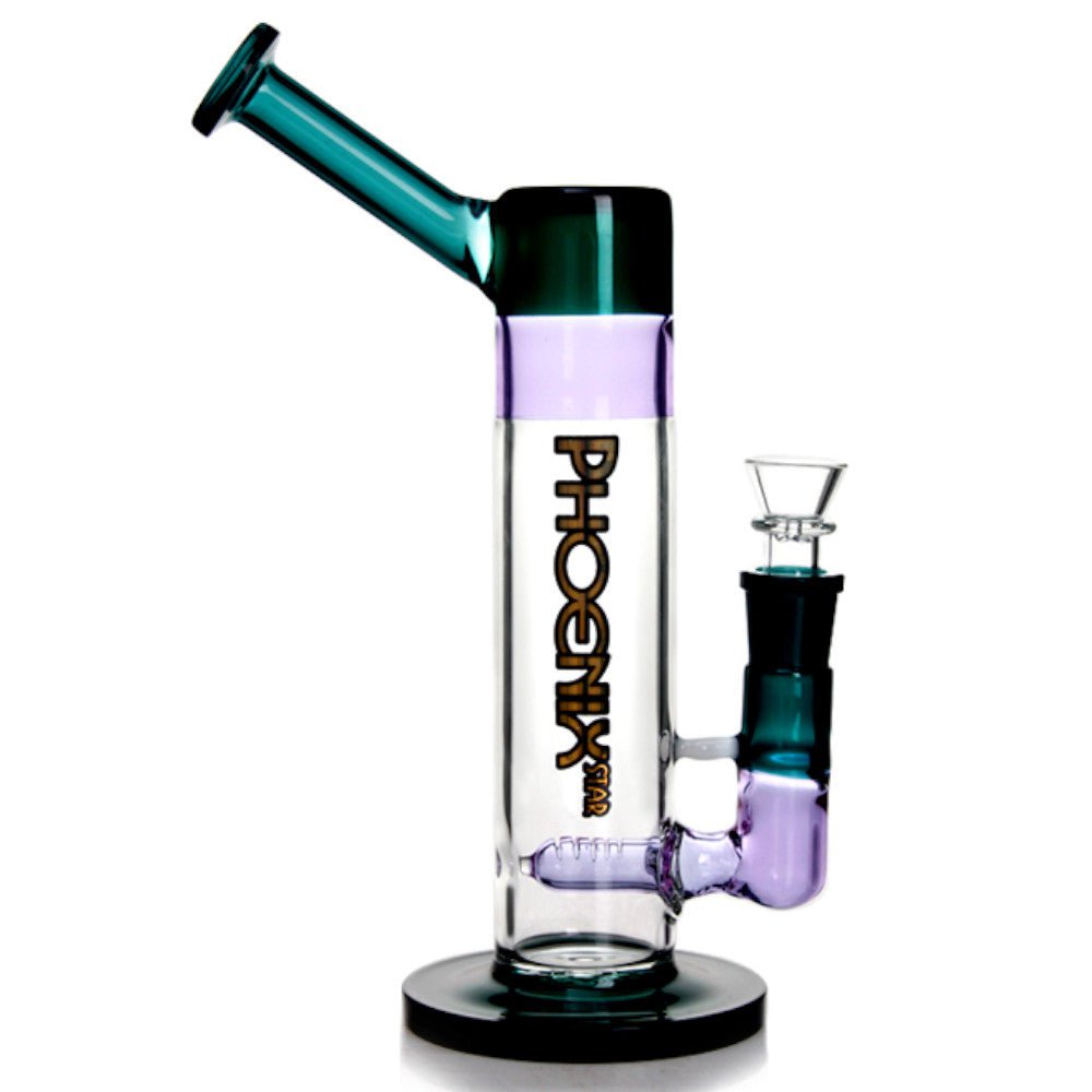 Phoenix Bong Teal Inline Bubbler Bong