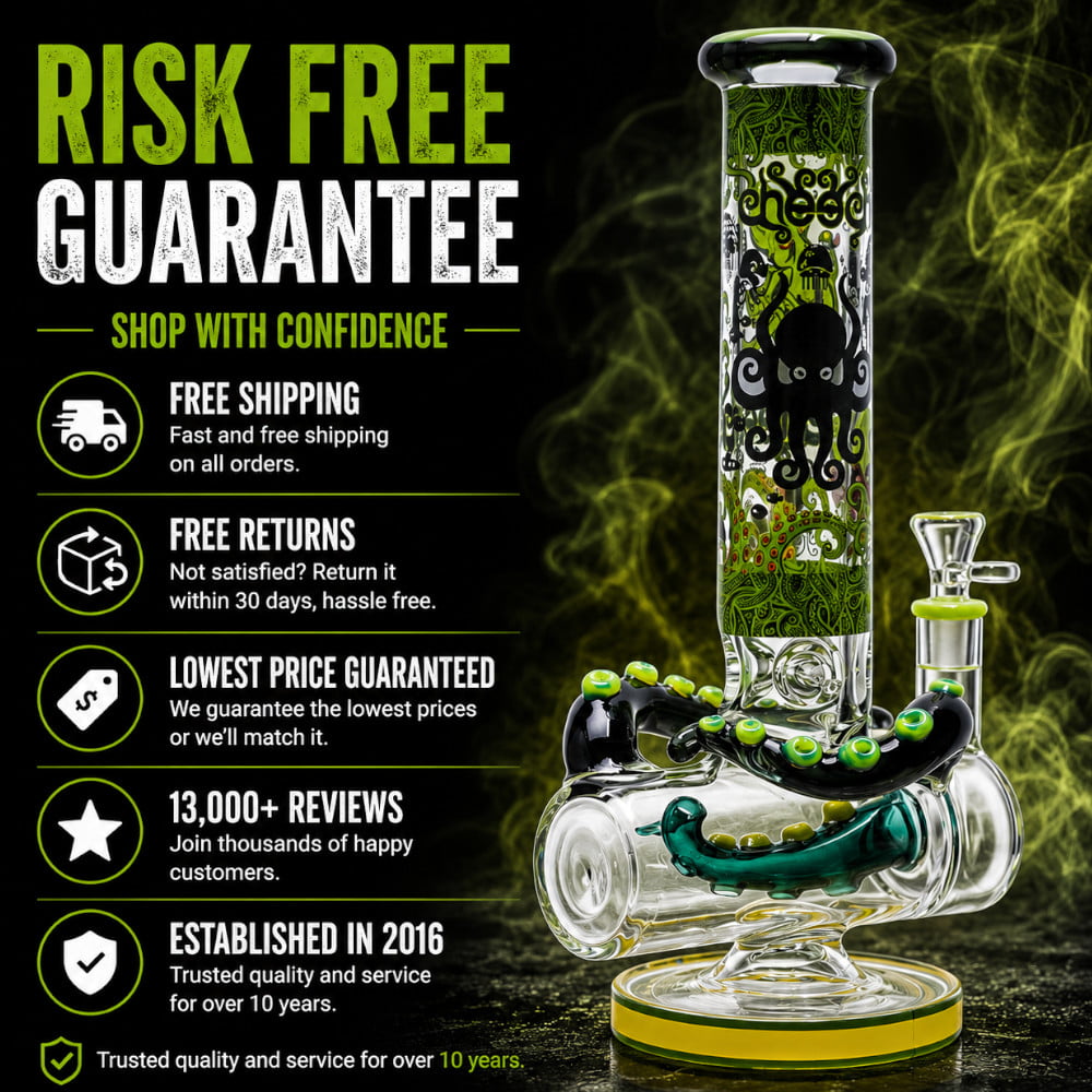 Cheech Glass Bong Tentacles Bong