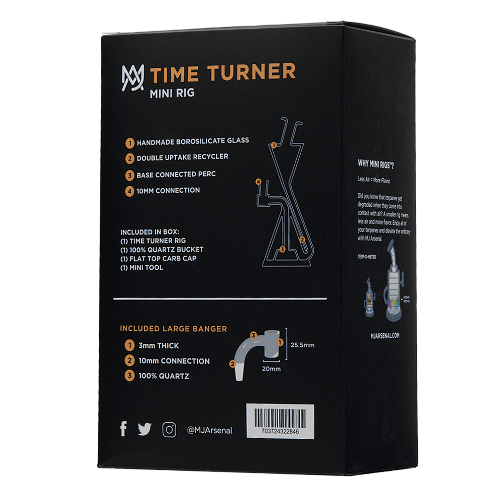 MJ Arsenal Bong Time Turner Mini Dab Rig