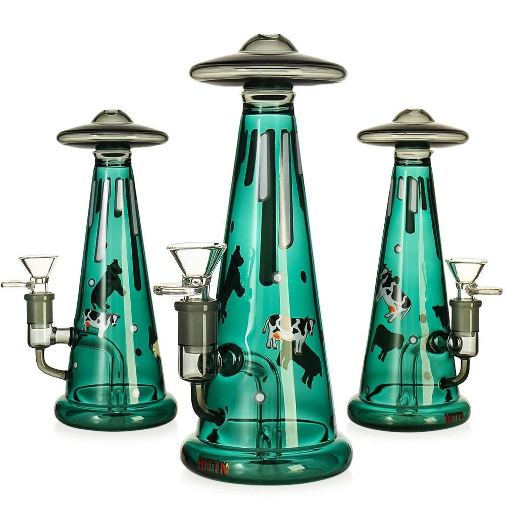 Fat Buddha Glass Bong UFO Beam Me Up Bong