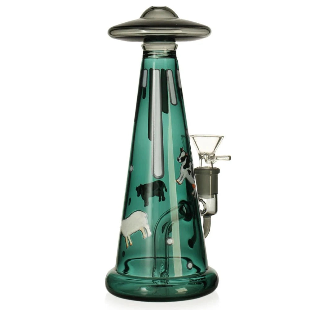 Fat Buddha Glass Bong UFO Beam Me Up Bong