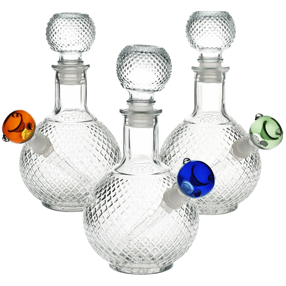 Fat Buddha Glass Bong Vintage Cruet Decanter Bong