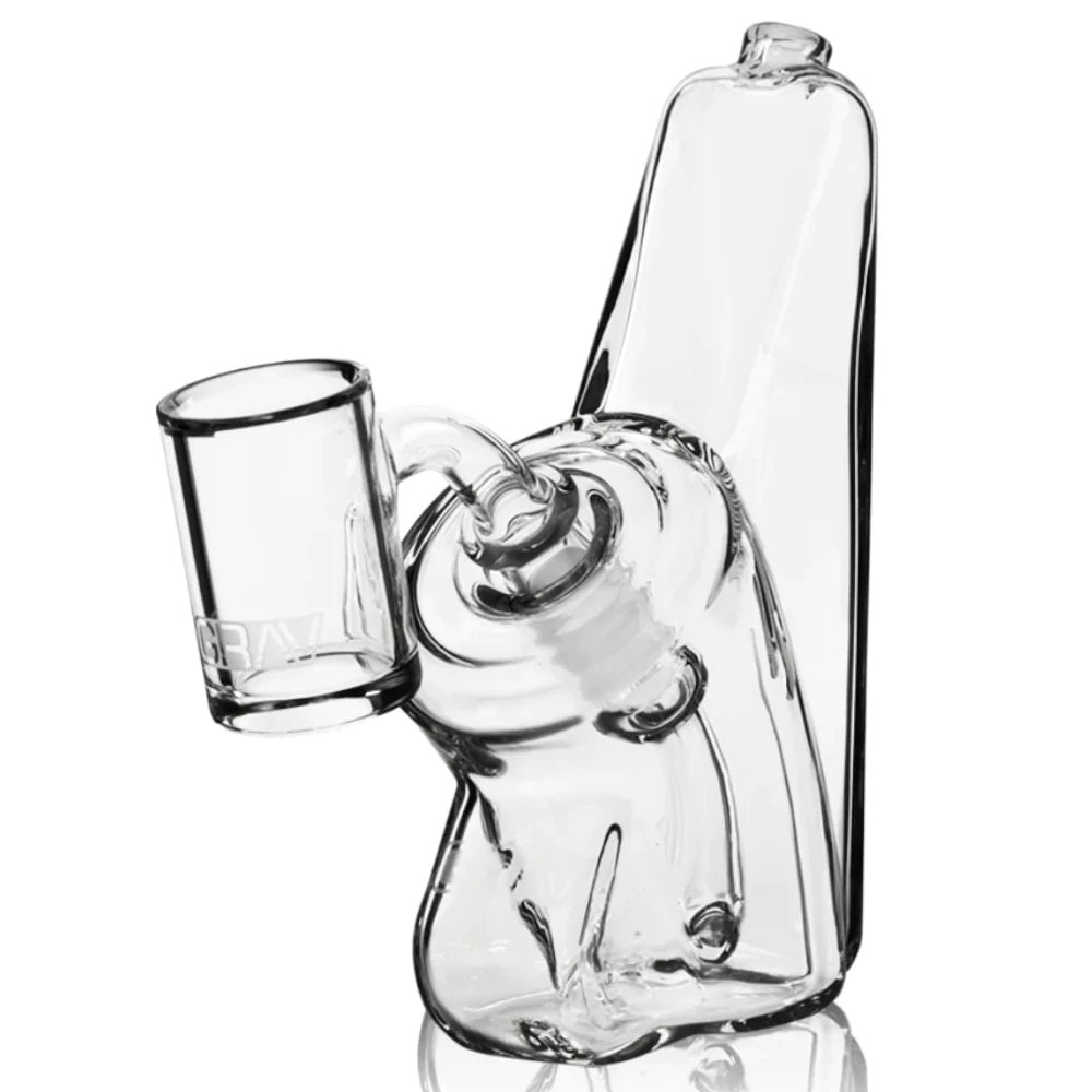 Grav Bong Wedge Bubbler Dab Rig