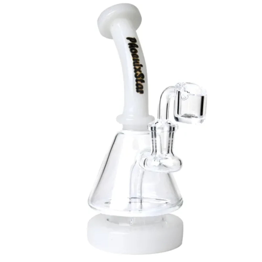 Phoenix Bong White Beaker Dab Rig