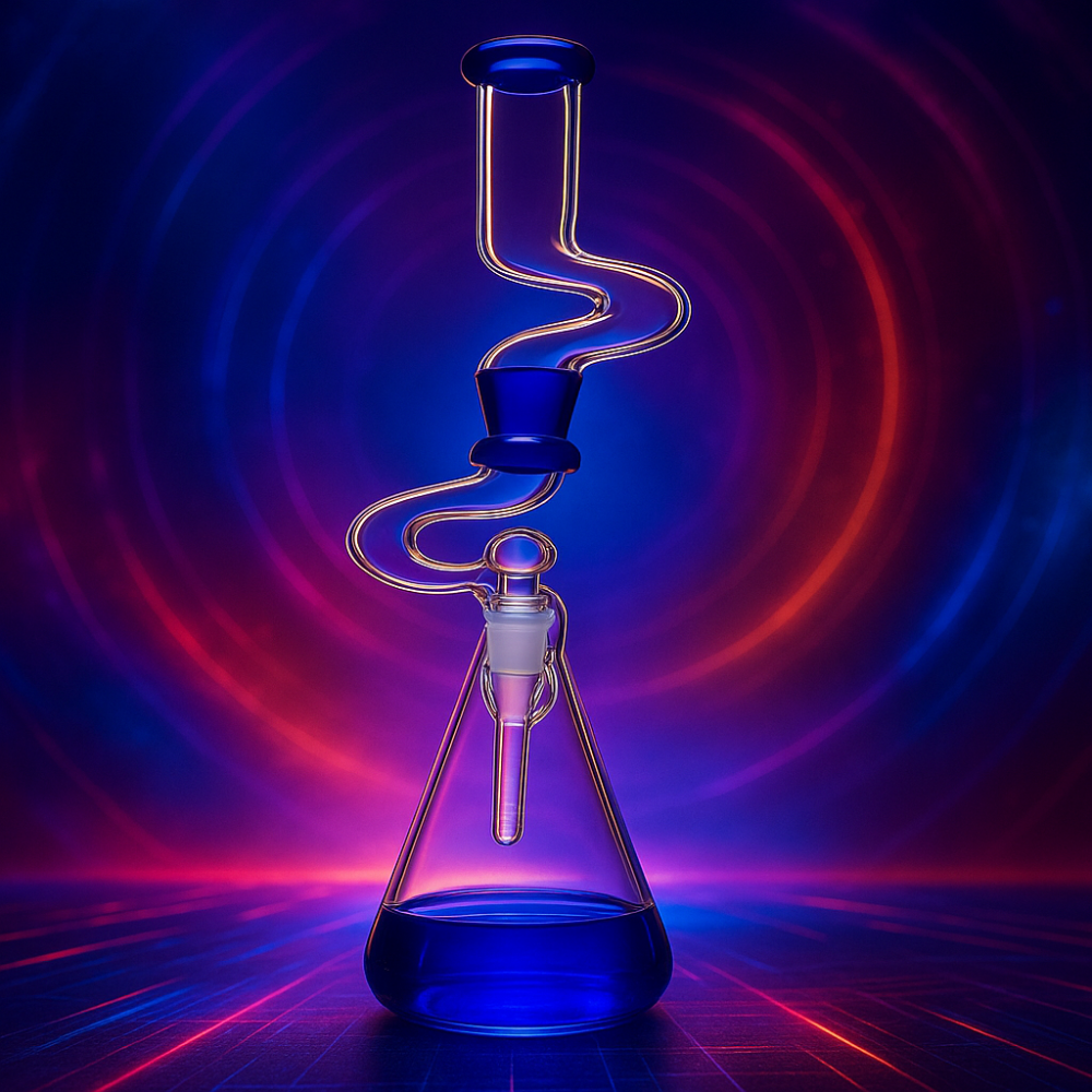 Fat Buddha Glass Bong Z Neck Bong