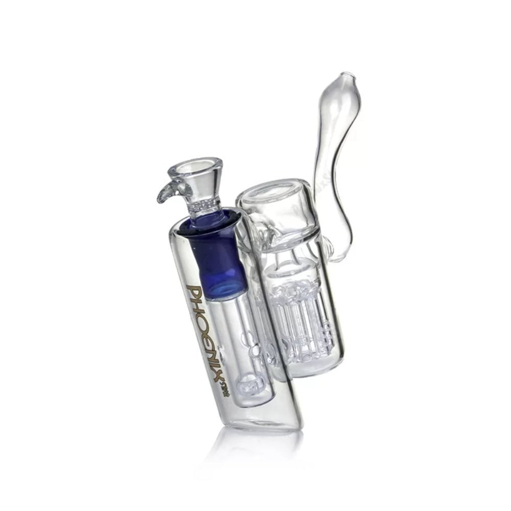Phoenix Bubbler Blue 2 Chamber Matrix Bubbler
