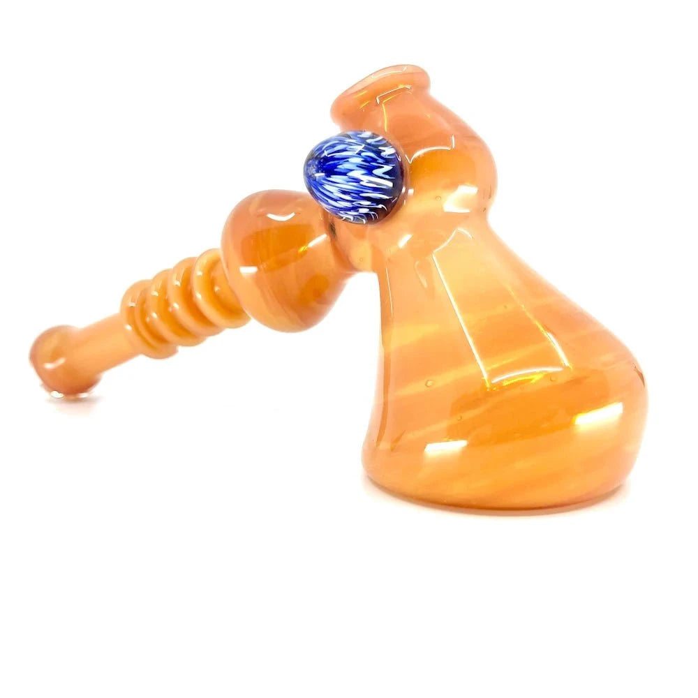 Fat Buddha Glass Bubbler Double Layer Hammer Bubbler