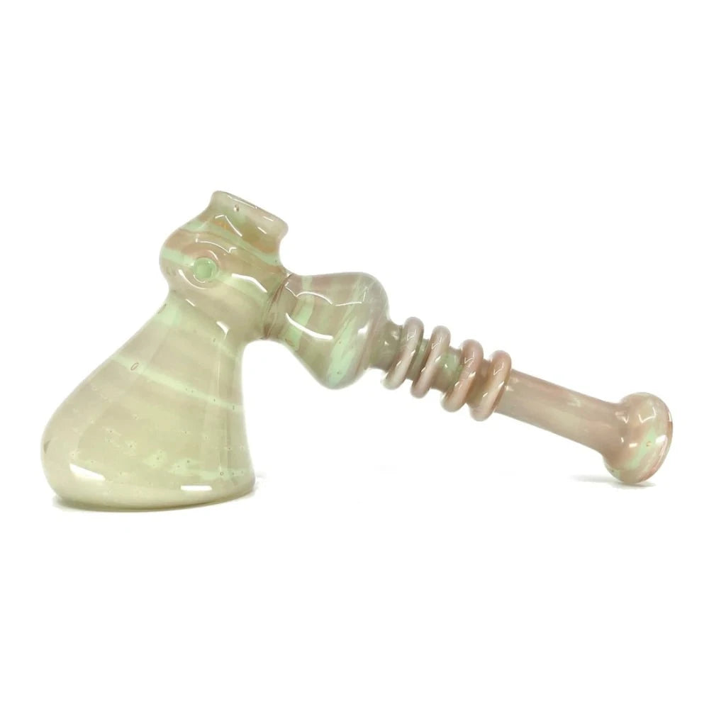 Fat Buddha Glass Bubbler Double Layer Hammer Bubbler