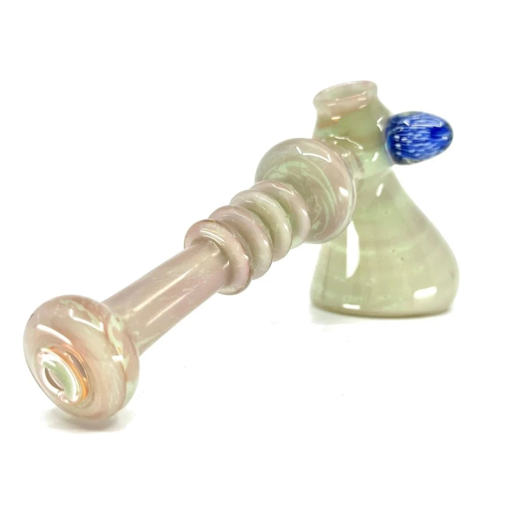 Fat Buddha Glass Bubbler Double Layer Hammer Bubbler