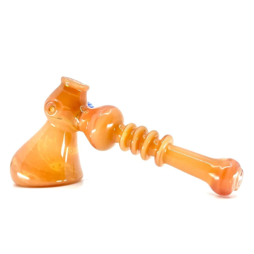 Fat Buddha Glass Bubbler Double Layer Hammer Bubbler
