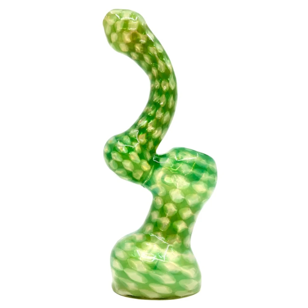 Fat Buddha Glass Bubbler The Emerald Coil Bubbler