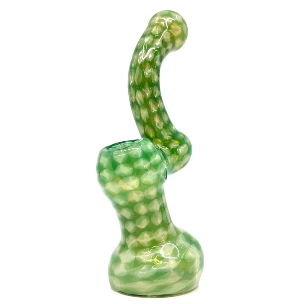 Fat Buddha Glass Bubbler The Emerald Coil Bubbler
