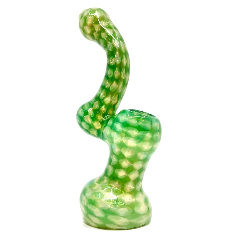 Fat Buddha Glass Bubbler The Emerald Coil Bubbler