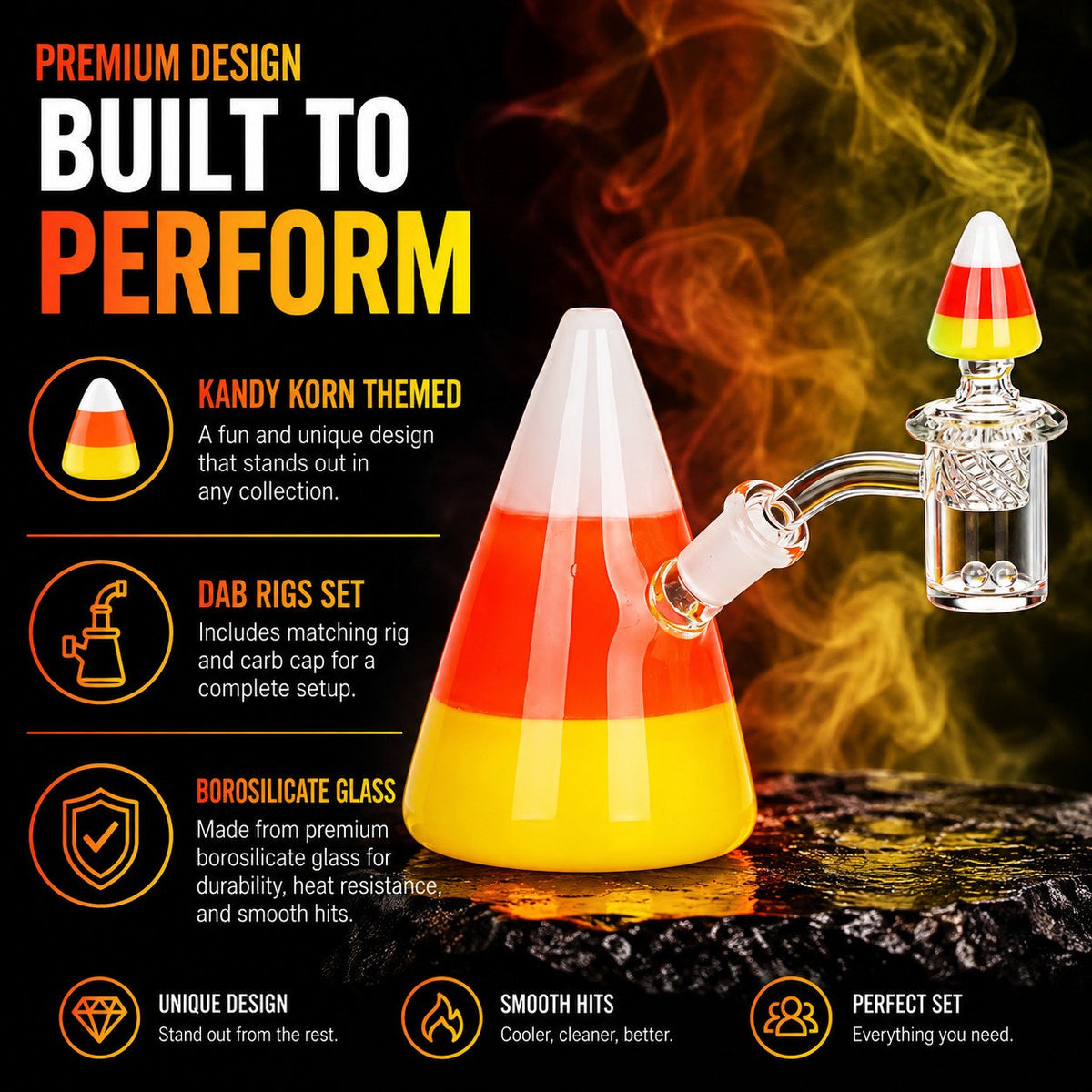 Pulsar Dab Rigs Kandy Korn Dab Rig Set
