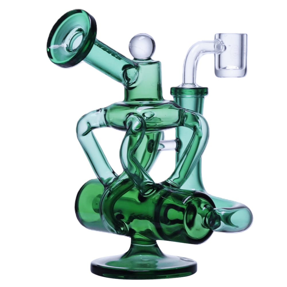 Cheech Glass Dab Rigs Mini Inline Recycler Dab Rig